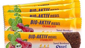 Sanct Bernhard Sport Bio-Aktiv-Riegel Cranberry 11er-Pack