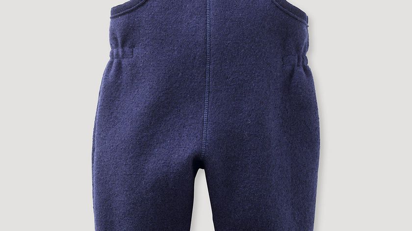 hessnatur Baby Walkhose aus Bio-Merinowolle - blau - Größe 86/92