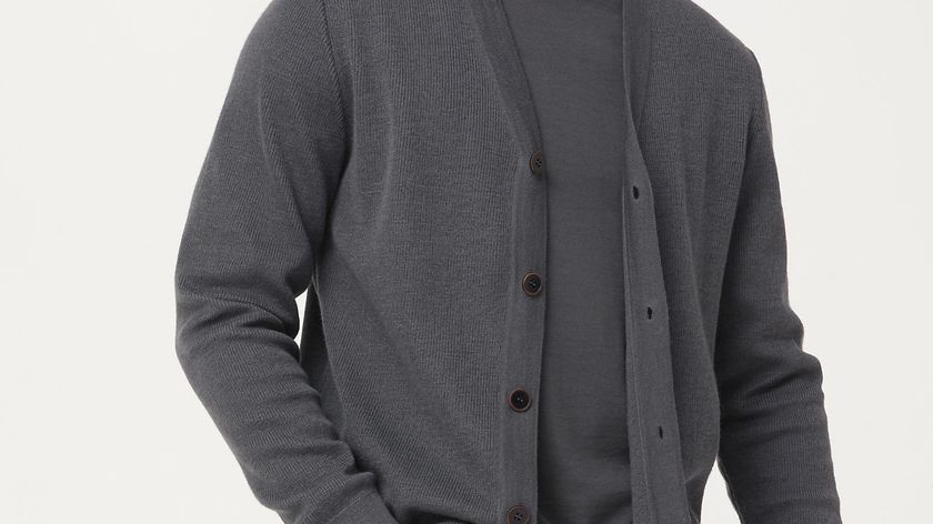 hessnatur Herren Cardigan aus Bio-Baumwolle und Bio-Merino - grün - Größe 52