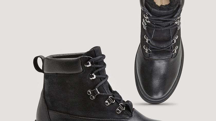 hessnatur Damen Schnürboots - schwarz - Größe 36