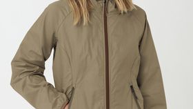 hessnatur Damen-Outdoor Lightweight-Jacke Nature Shell - beige - Größe 46