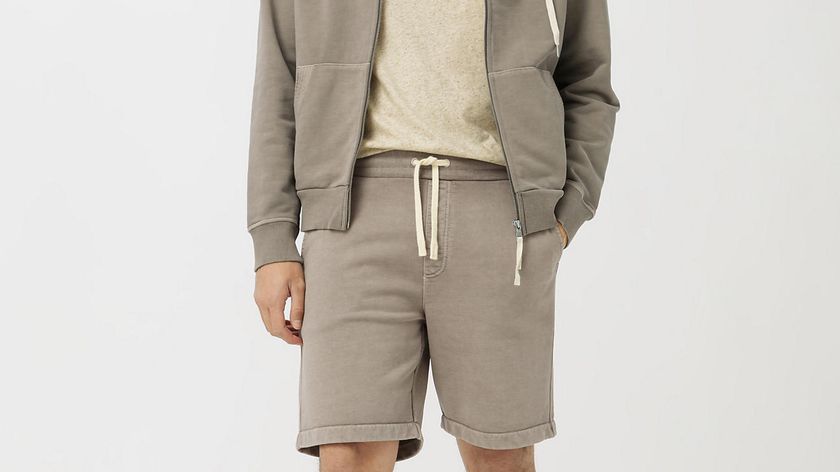 hessnatur Herren Sweatshorts mineralgefärbt aus Bio-Baumwolle - grau - Größe 46