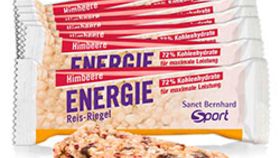 Sanct Bernhard Sport Energie Reis-Riegel Himbeere 11er-Pack