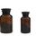 Pure Nature Apothekerglas braun - Apothekerflasche mit geschliffenem Glasstopfen