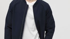 hessnatur Herren Softshell-Blouson aus Bio-Baumwolle - blau - Größe 50