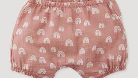 hessnatur Baby Musselin-Shorts aus Bio-Baumwolle - rosa - Größe 86/92