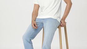 hessnatur Herren Jeans BEN Regular Straight aus Bio-Denim - blau - Größe 36/32
