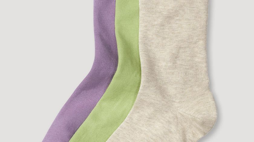 hessnatur Damen-Socken im 3er-Pack aus Bio-Baumwolle - lila - Größe 35-37