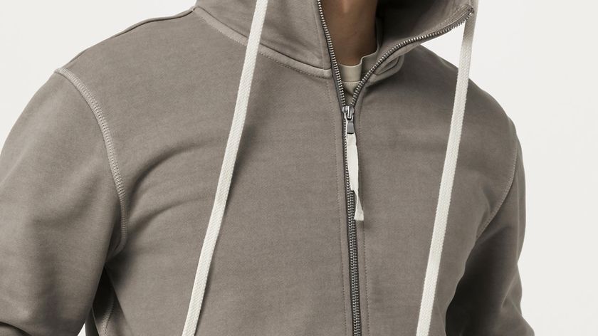 hessnatur Herren Zip-Hoodie mineralgefärbt aus Bio-Baumwolle - grau - Größe 46