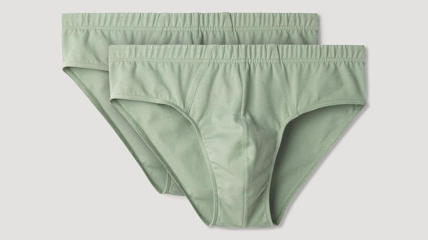 hessnatur Herren Slip PureLUX im 2er Set aus Bio-Baumwolle - grün - Größe 8