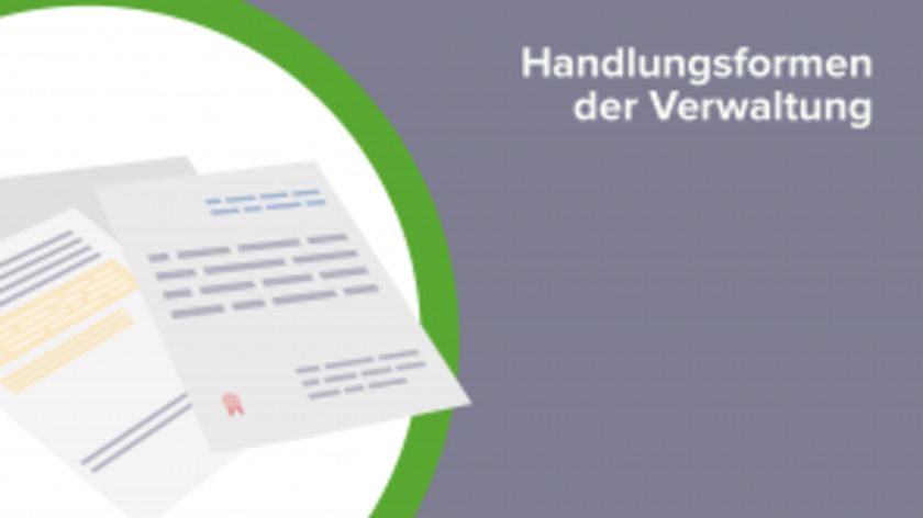 Handlungsformen der Verwaltung