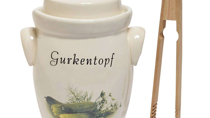 PureNature Gurkentopf Steingut - mit Deckel, 5 l oder 3,5 l