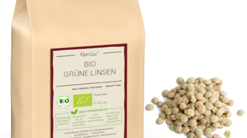 Bio Linsen, grün