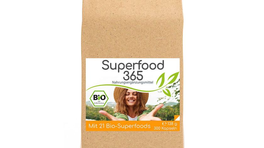 Superfood 365 Bio "Neue Rezeptur" - mit 21 Bio-Superfoods 300 Kapseln Vorratsbeutel