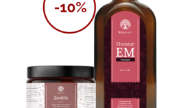 Set: Zeolith + Floratur EM Premium - Hergestellt mit Effektiven Mikroorganismen