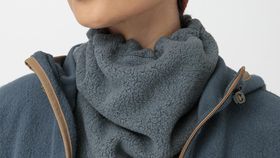 hessnatur Fleece-Loop aus Bio-Baumwolle - blau - Größe 1size