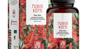 Rubinkorn - Roter Reis natürlich - 1 Dose Rubinkorn (die meisten Kunden kaufen 2 Dosen)