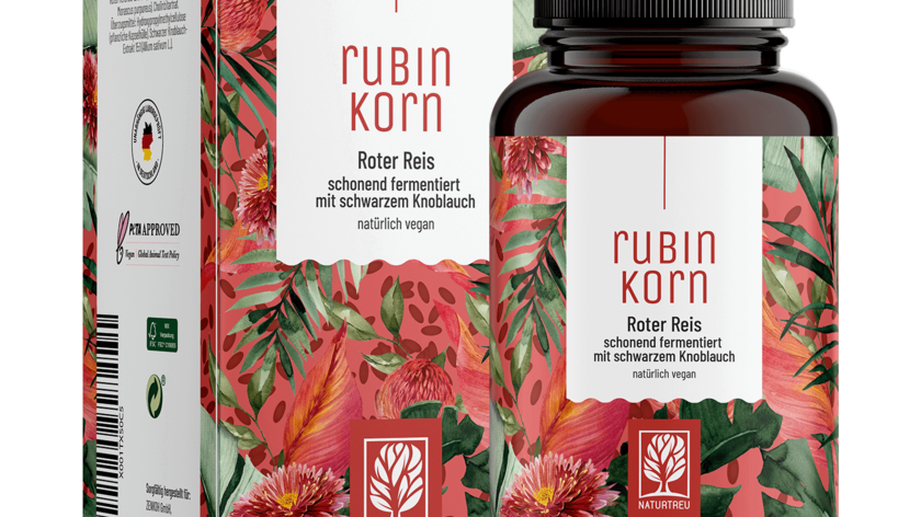 Rubinkorn - Roter Reis natürlich - 1 Dose Rubinkorn (die meisten Kunden kaufen 2 Dosen)