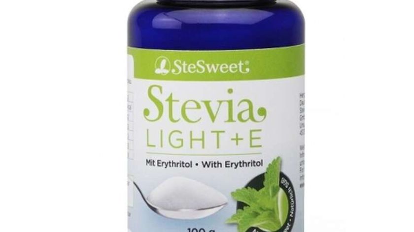 Stevia Light +E mit Erythritsüßstoff als Alternative zu Zucker