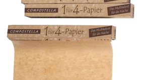 Compostella 1 für 4 Papier: Einschlagpapier Rolle - kompostierbar