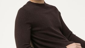 hessnatur Herren Pullover aus Schurwolle mit Kaschmir - braun - Größe 46