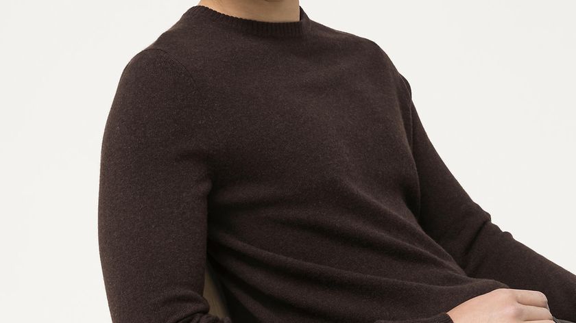 hessnatur Herren Pullover aus Schurwolle mit Kaschmir - braun - Größe 46