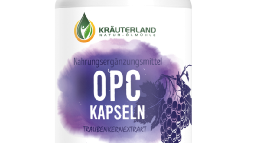 OPC Traubenkernextrakt Kapseln, vegan 180 Stück