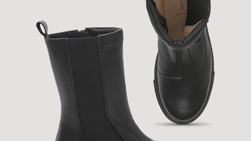 hessnatur Damen Hohe Chelsea Boots - schwarz - Größe 36