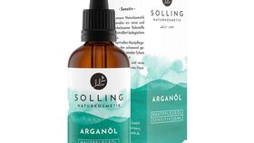 Solling Bio Arganöl kaltgepresst in der 50 ml Tropferflasche