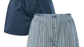 Living Crafts Herren Satin Boxershorts 2er-Pack