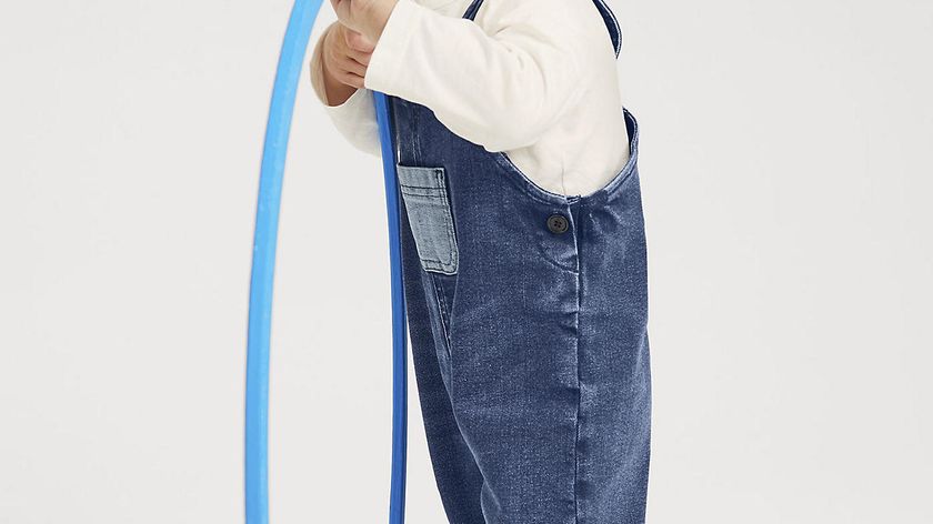 hessnatur Baby Jeans BetterRecycling aus Bio-Baumwolle - blau - Größe 62/68