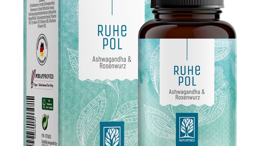 Anti Stress Komplex mit Ashwagandha & Rosenwurz - Ruhepol - 1 Dose Ruhepol (die meisten Kunden kaufen 2 Dosen)