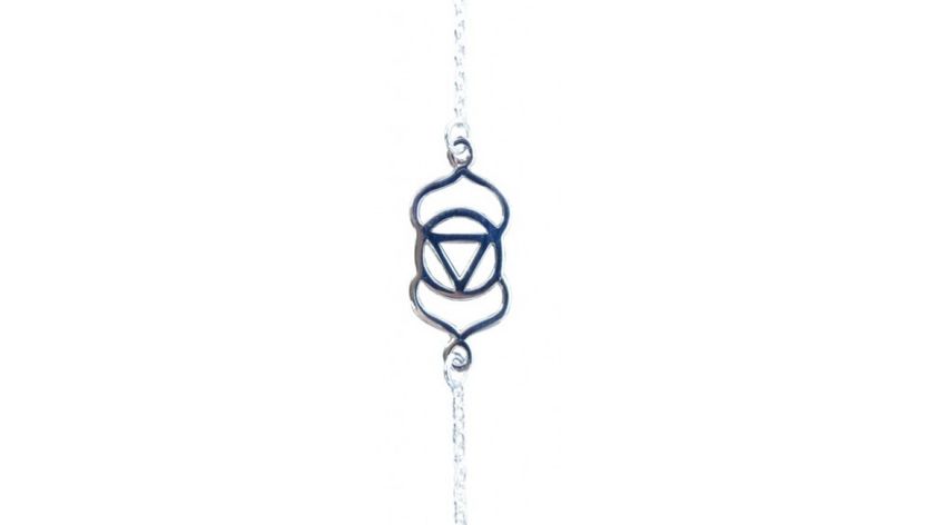 Armband "Ajna Chakra" 1,4cm Silber 925 mit 20cm Silberkette