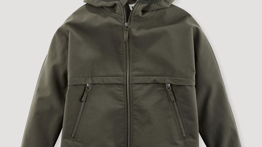 hessnatur Kinder Softshell Jacke aus Bio-Baumwolle - grün - Größe 146/152