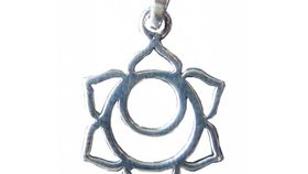 Anhänger "Swadistanam Chakra" Silber 925 1,4cm, 0,9g