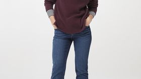 hessnatur Damen Rollkragenpullover aus Bio-Baumwolle - lila - Größe 34