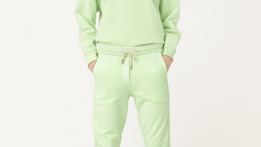 hessnatur Loungewear Joggpants mineralgefärbt aus Bio-Baumwolle - grün - Größe 40