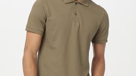 hessnatur Herren Poloshirt Zwirnjersey aus Bio-Baumwolle - beige - Größe 46