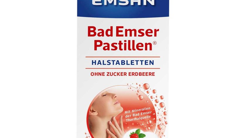 Emsan Bad Emser Pastillen ohne Zucker mit Erdbeere