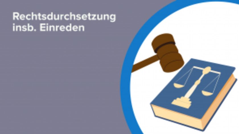 Rechtsdurchsetzung insb. Einreden