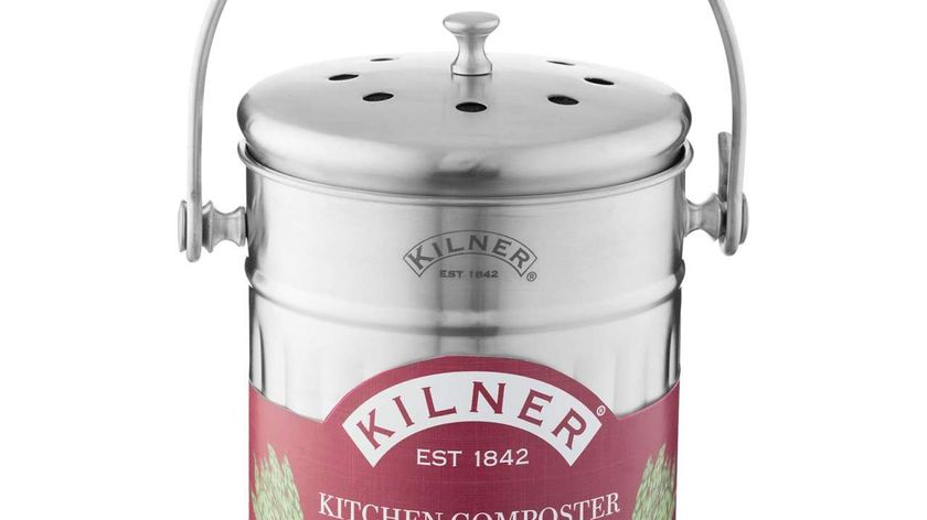 Kilner Tischmülleimer Edelstahl mit Deckel - Retro Style