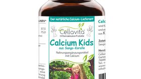 Calcium kids (nat?rlicher Calcium Lieferant) f?r Kinder - 120g Pulver im Glas