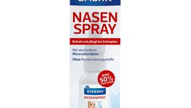 Emsan natürliches Nasenspray - pflegt und befreit - 50% mehr Inhalt