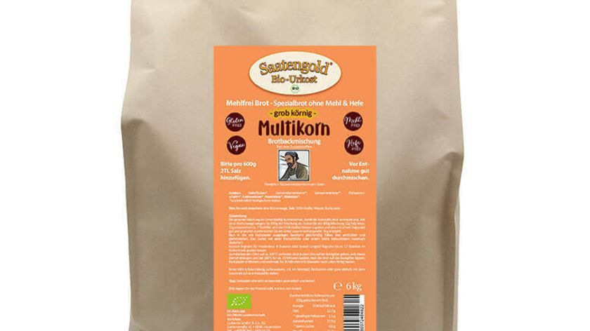 Mehlfreibrot Multikorn 'grob-k?rnig' Bio Brotbackmischung 6 kg