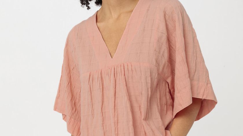 hessnatur Damen Bluse aus Bio-Baumwolle - beige - Größe L