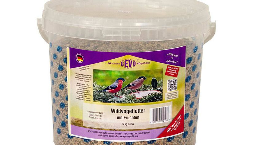 Wildvogelfutter mit Früchten 5 kg Eimer