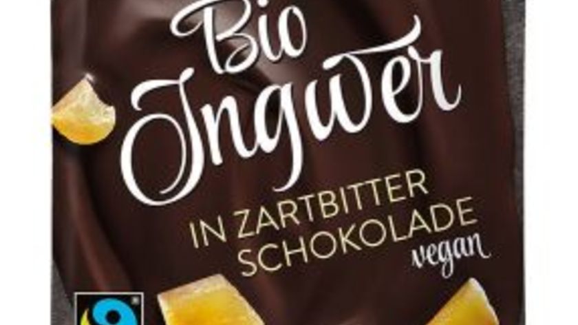 Ingwer in Zartbitter-Schokolade, 1 Beutel