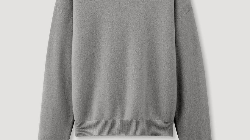 hessnatur Damen Pullover Regular aus Kaschmir - grau - Größe 44