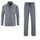 Living Crafts Herren Flanell Pyjama - kariert - Bio Baumwolle