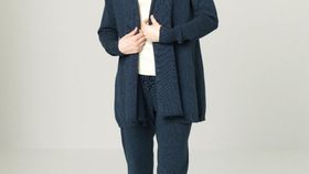 Living Crafts offener Cardigan für Damen aus Bio Baumwolle & Merino